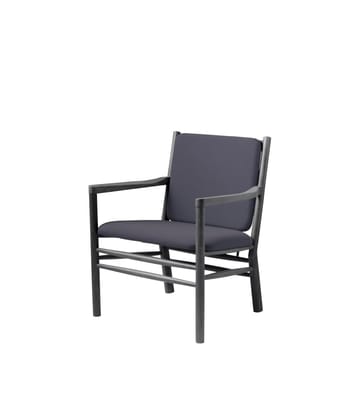 J147 armchair - Oak black painted-dark blue - FDB Møbler