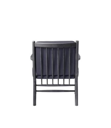 J147 armchair - Oak black painted-dark blue - FDB Møbler