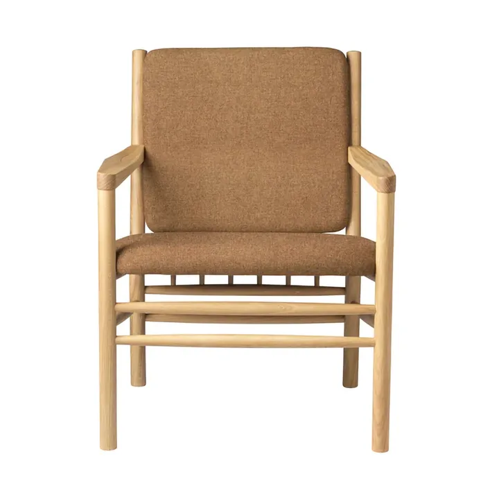J147 armchair - Oak lacquered-brown - FDB Møbler