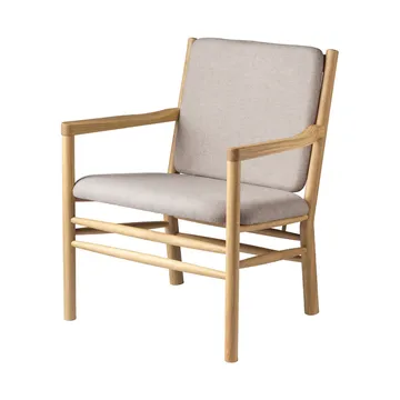 J147 armchair - Oak lacquered-light grey - FDB Møbler