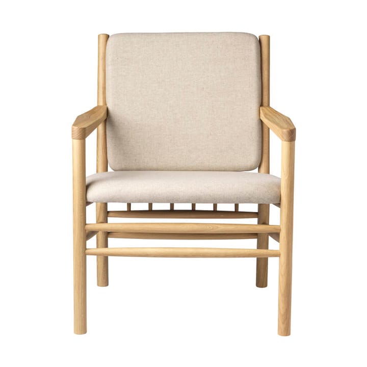 J147 Armchair - Oak nature lacquered-beige - FDB Møbler