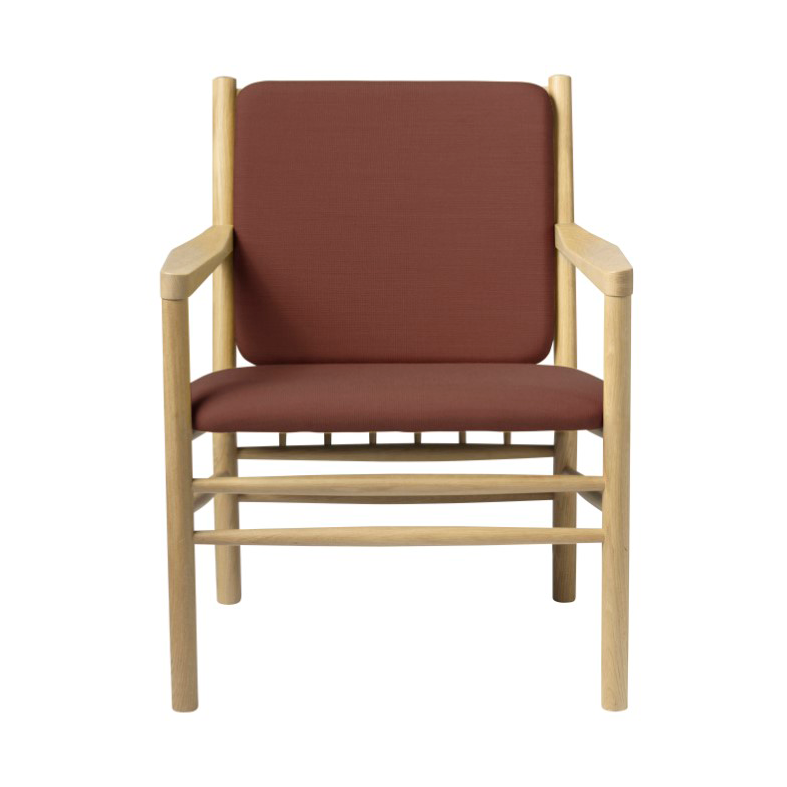 FDB Mobler J147 armchair Oak nature lacquered-burnt orange