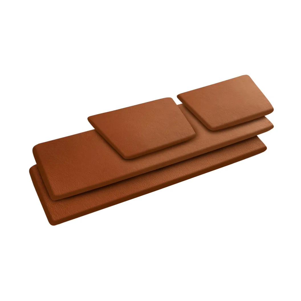 FDB Mobler J149 seat cushion Cognac leather | Scandinavian Design | Seat cushions & pads | Brown