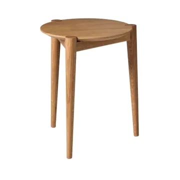 J160 stool 35 cm - Oak solid oiled - FDB Møbler