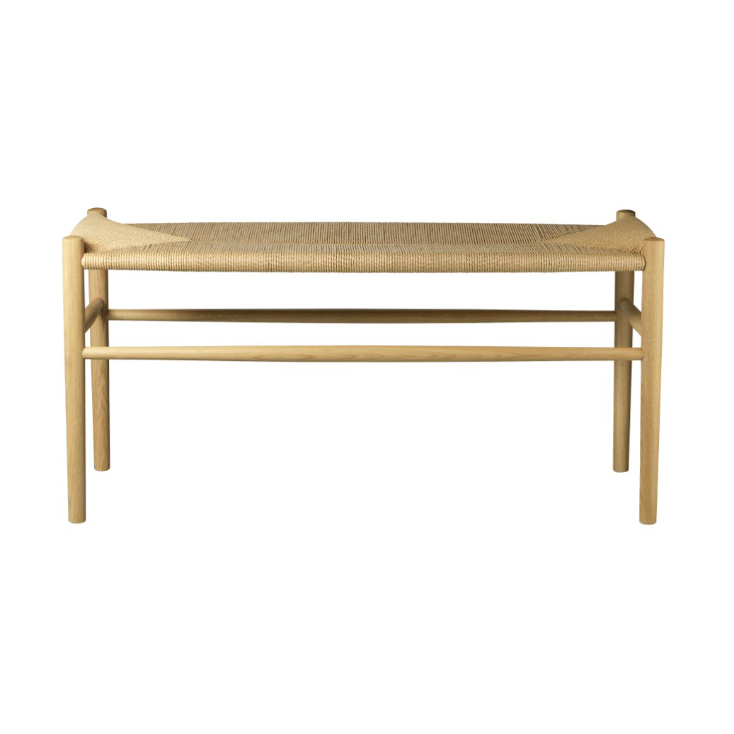 FDB Mobler J163 Piano bench Oak nature lacquered | Scandinavian Design | Benches | Brown