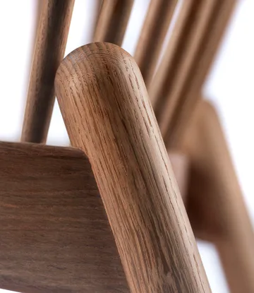 J166 Jørna chair frame - Smoked oak oiled - FDB Møbler