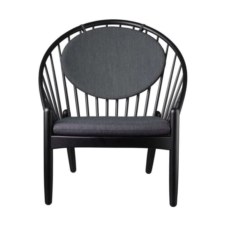 FDB Mobler J166 Jorna chair Oak black painted-dark grey