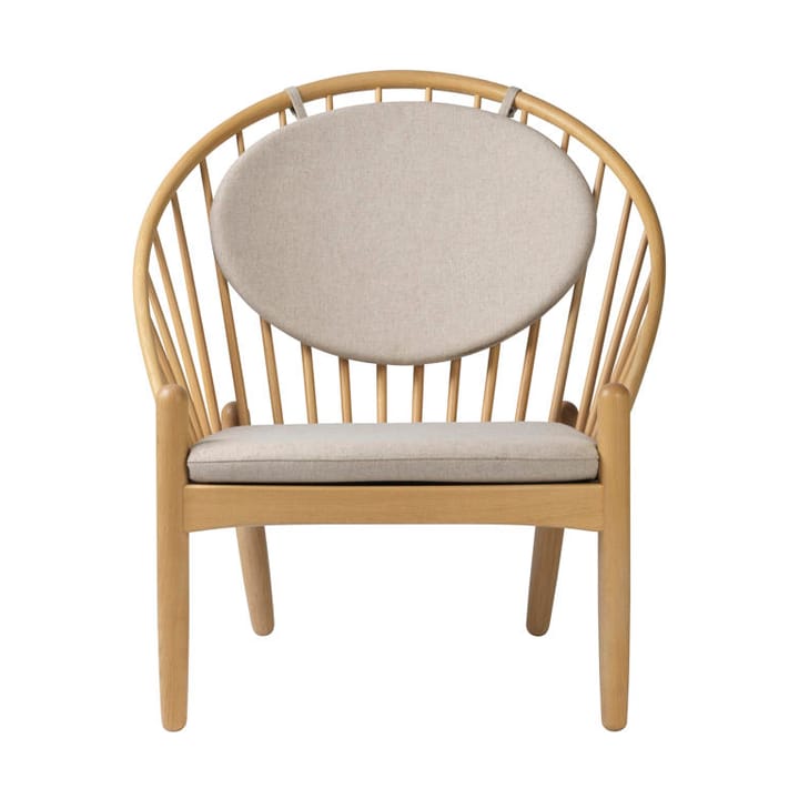 J166 Jørna chair - Oak nature lacquered-beige - FDB Møbler