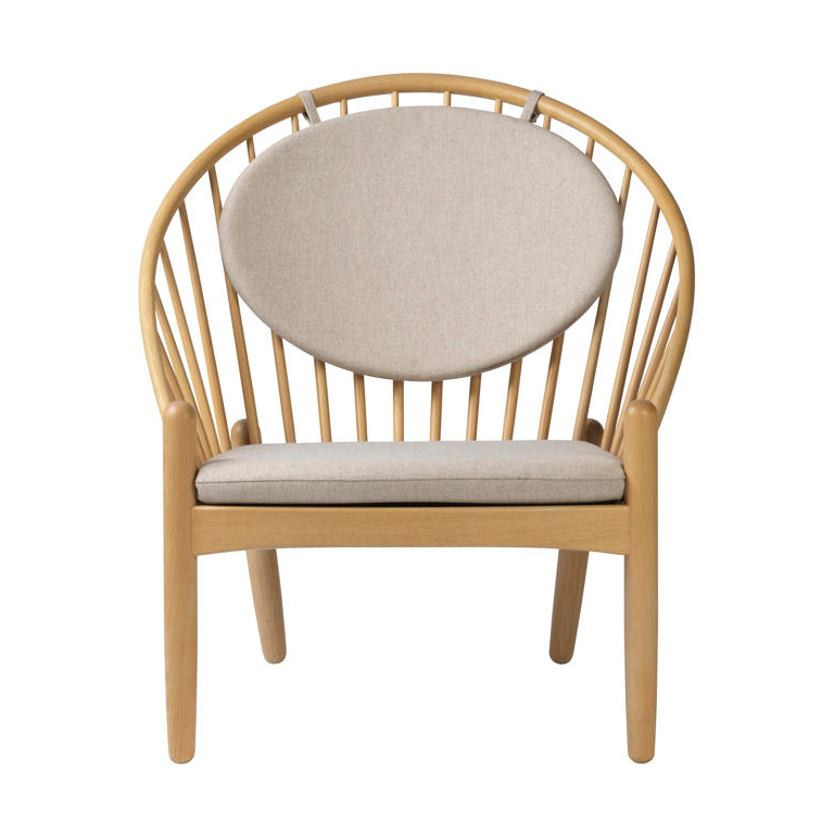 FDB Mobler J166 Jorna chair Oak nature lacquered-beige