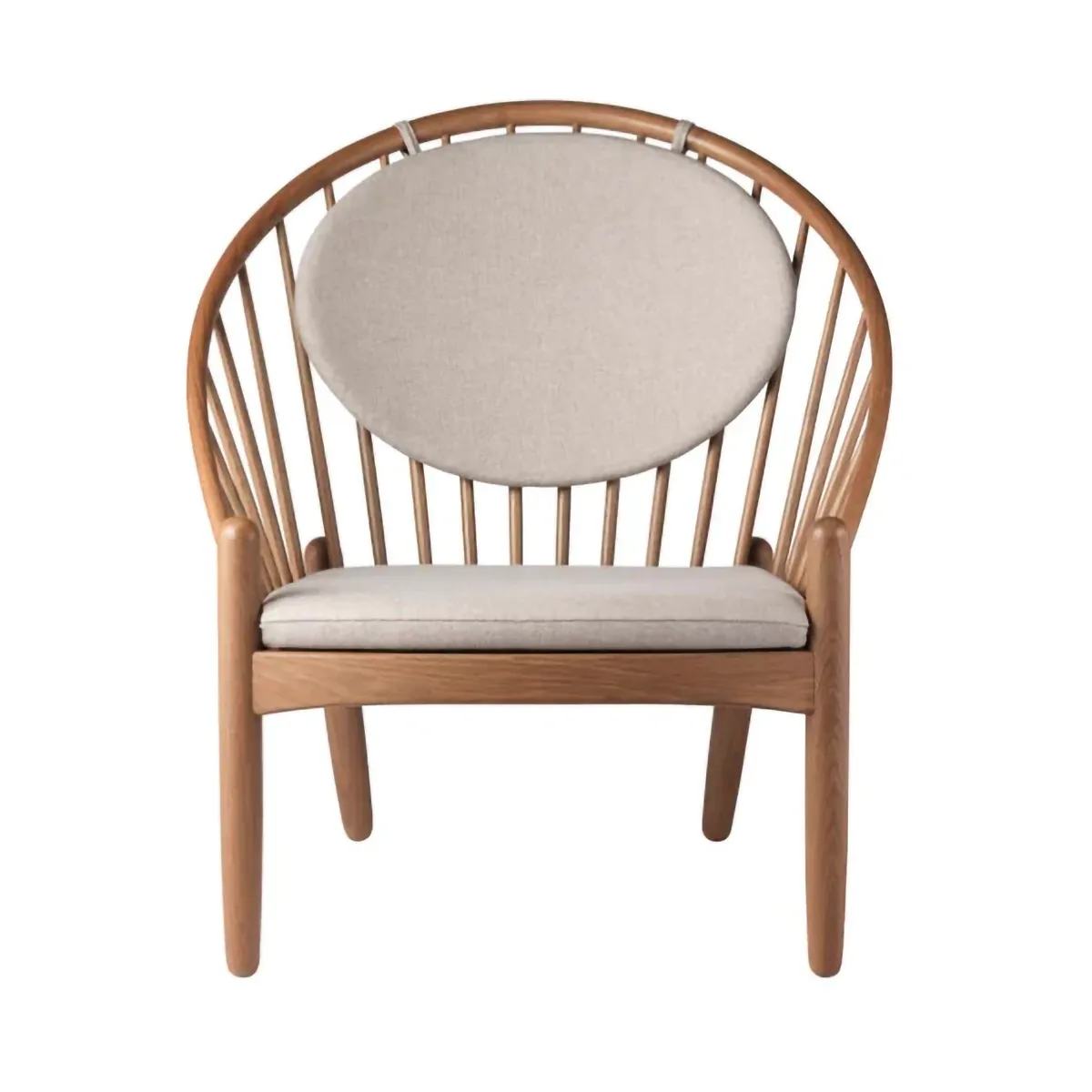 J166 Jørna chair, Smoked oak-beige FDB Møbler