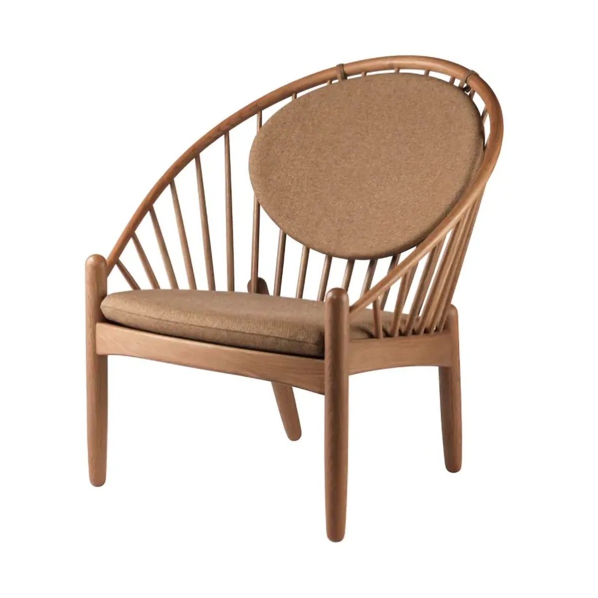 J166 Jørna chair, Smoked oak-brown FDB Møbler