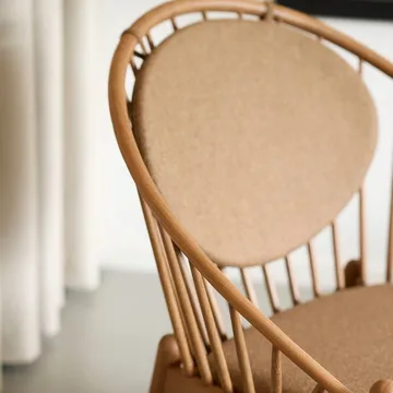 J166 Jørna chair - Smoked oak-brown - FDB Møbler