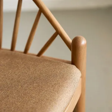 J166 Jørna chair - Smoked oak-brown - FDB Møbler