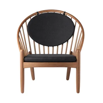J166 Jørna chair - Smoked oak-dark grey - FDB Møbler