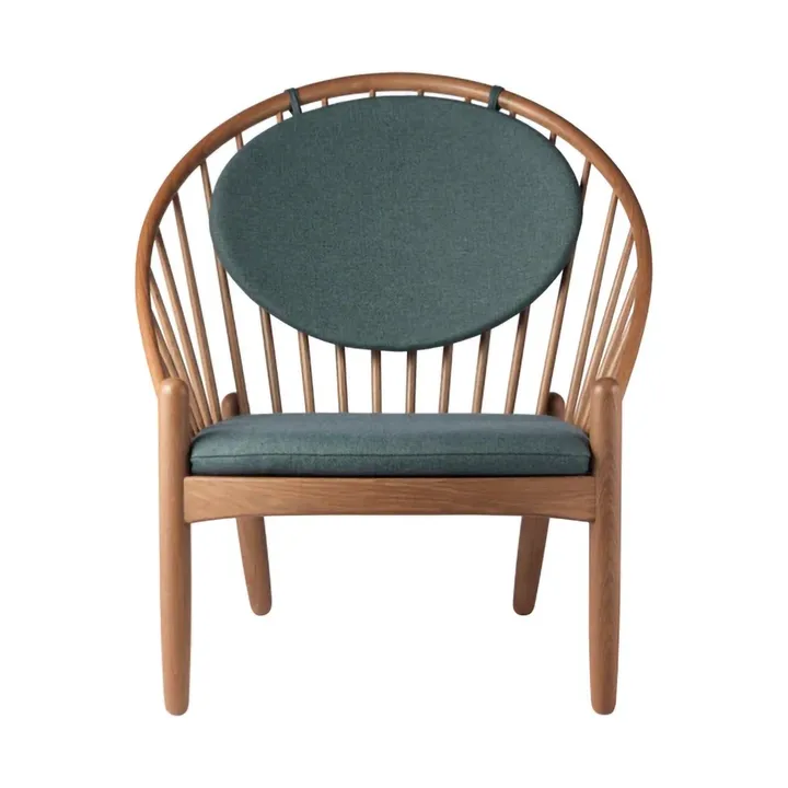 J166 Jørna chair - Smoked oak-green - FDB Møbler
