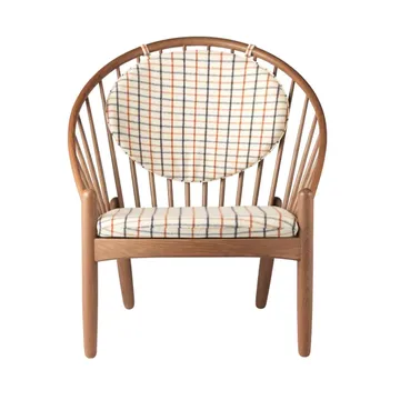 J166 Jørna chair - Smoked oak-red diced - FDB Møbler