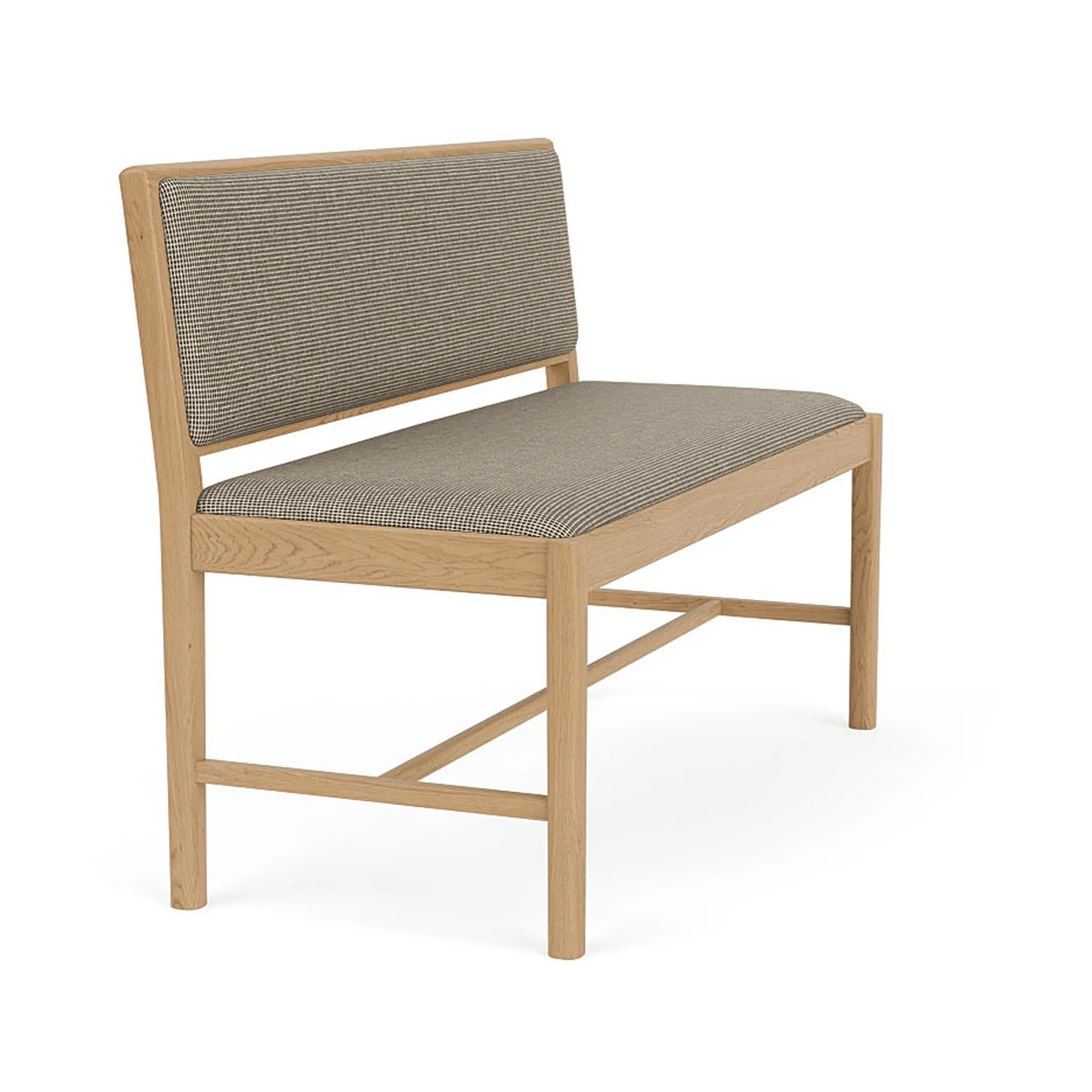 J176 Sønderborg bench, Lacquered oak-mottled FDB Møbler