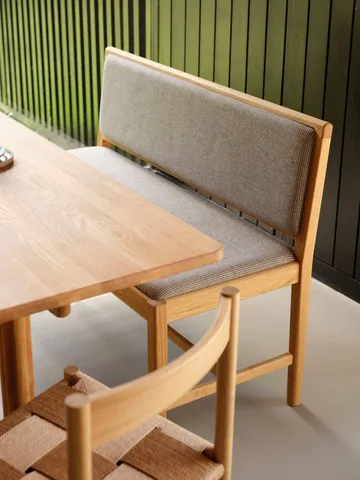 J176 Sønderborg bench - Lacquered oak-mottled - FDB Møbler