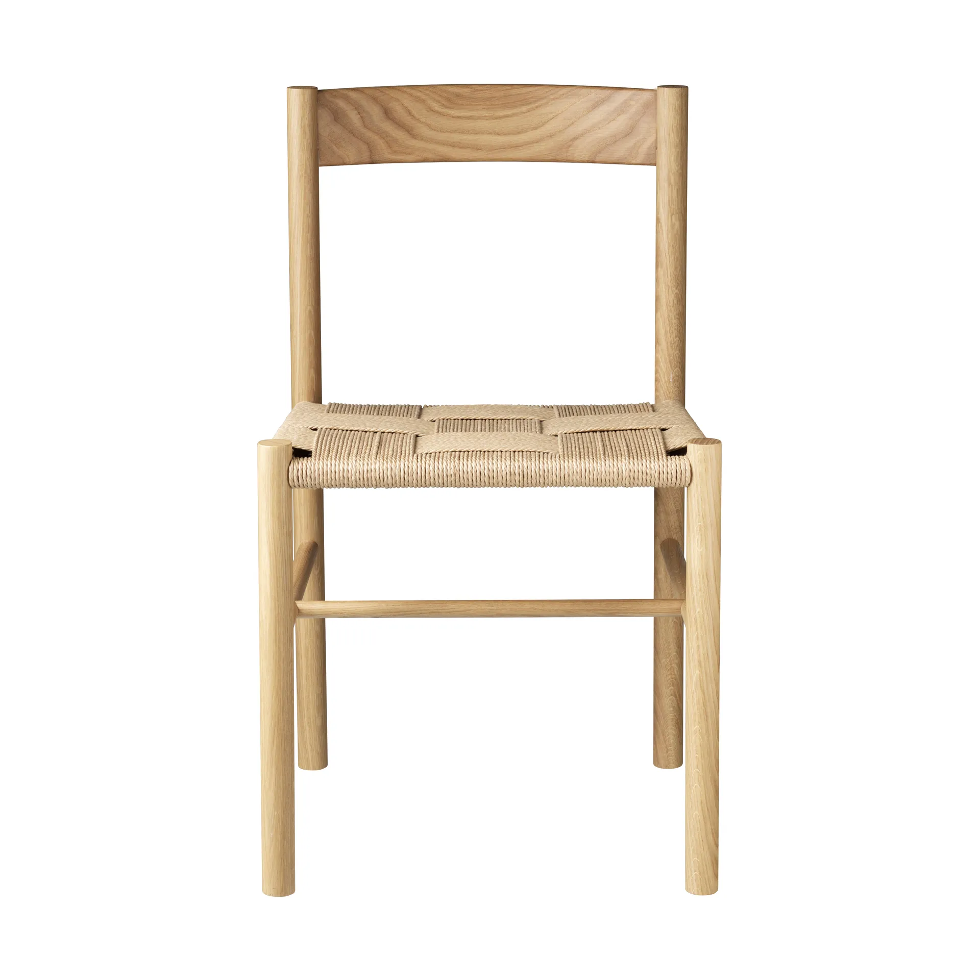 J178 Lønstrup chair v2, Oak nature lacquered-papercord FDB Møbler