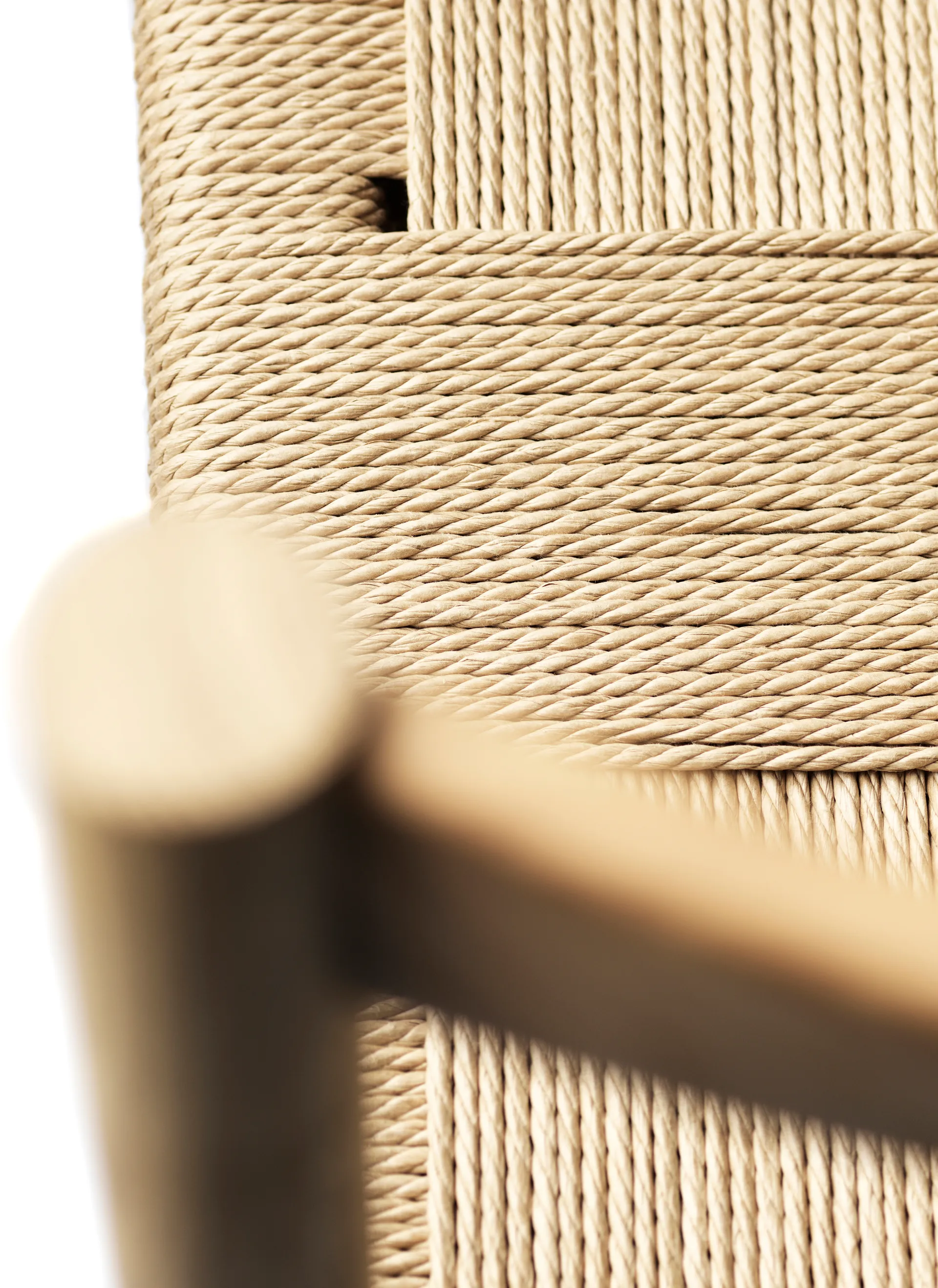 J178 Lønstrup chair v2, Oak nature lacquered-papercord FDB Møbler