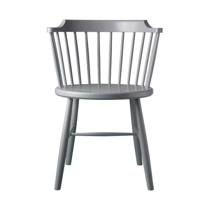 J18 chair - Beech light grey painted - FDB Møbler