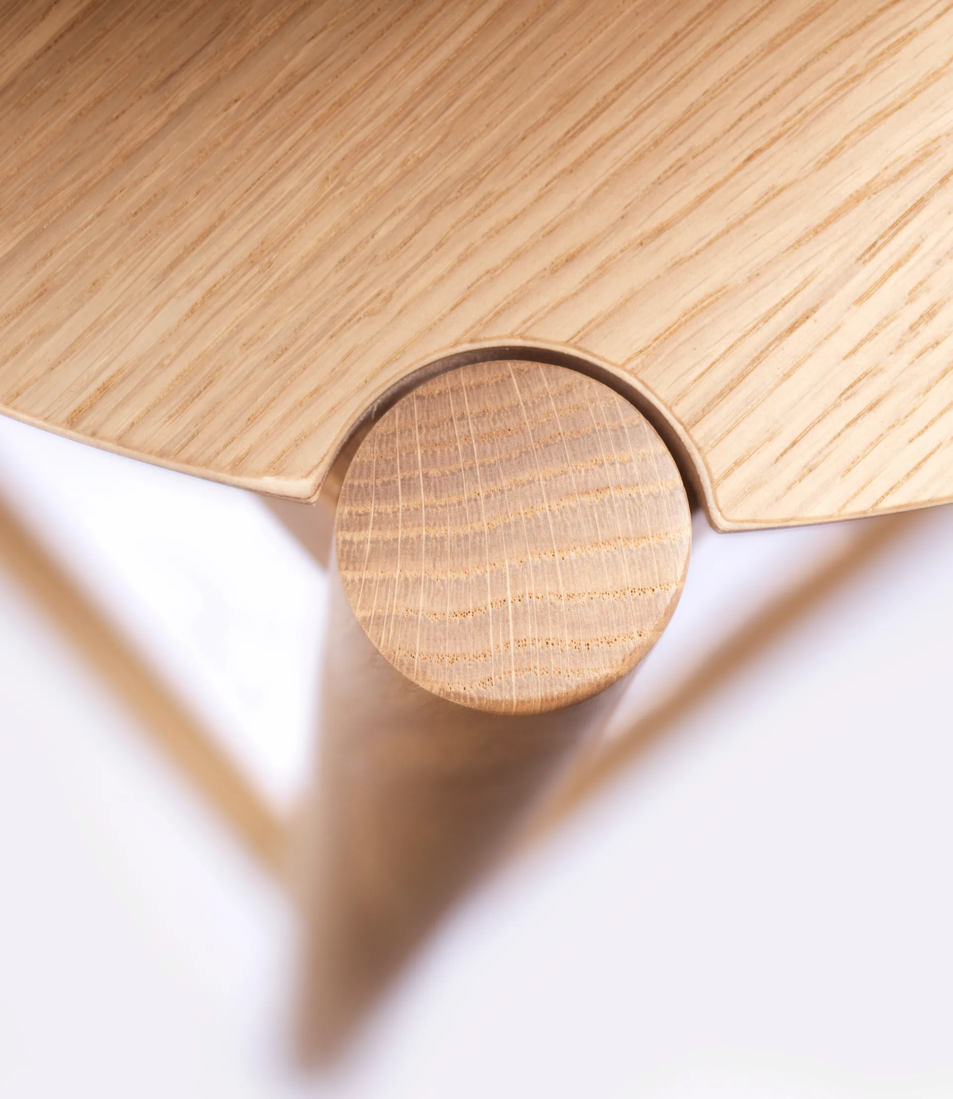 J184 Øst bar stool 75 cm, Oak nature lacquered FDB Møbler