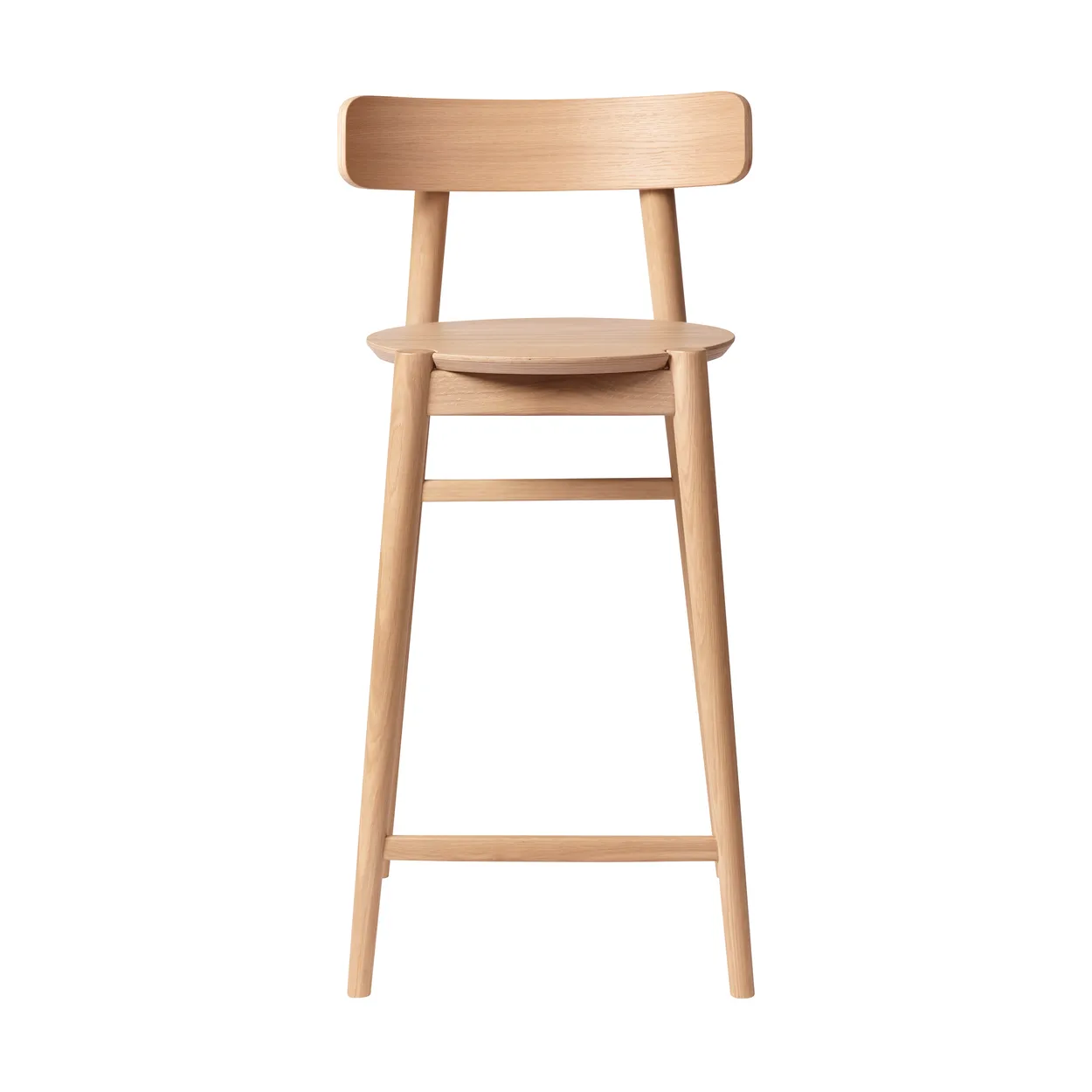 FDB Mobler J185 ost barstool 65 cm Oak nature lacquered