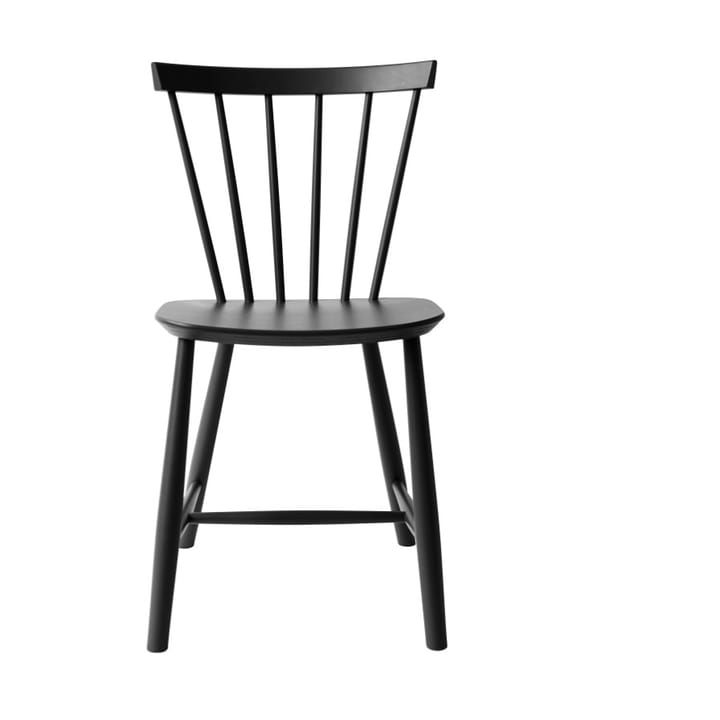 J46 chair - Beech black painted - FDB Møbler