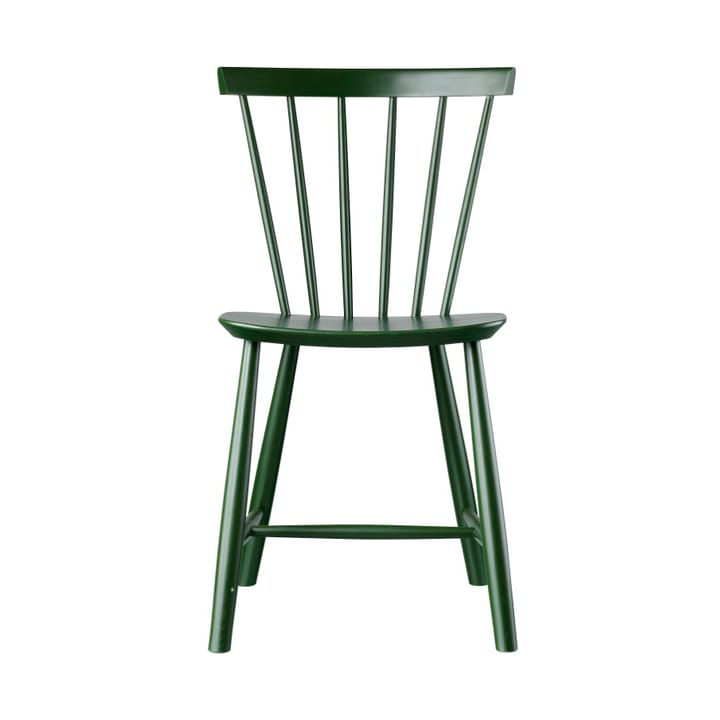 J46 chair - Beech bottle green painted - FDB Møbler