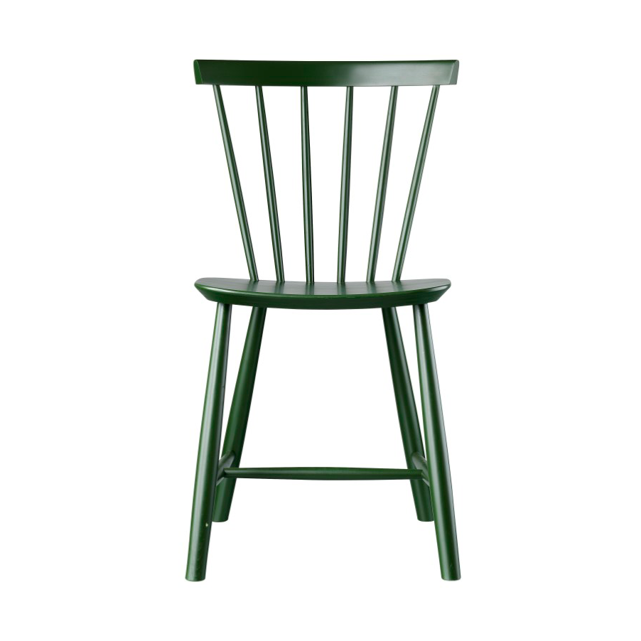 FDB Mobler J46 chair Beech bottle green painted | Scandinavian Design | Chairs | Green