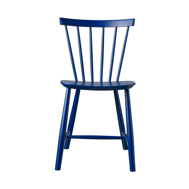 J46 chair - Beech dark blue painted - FDB Møbler