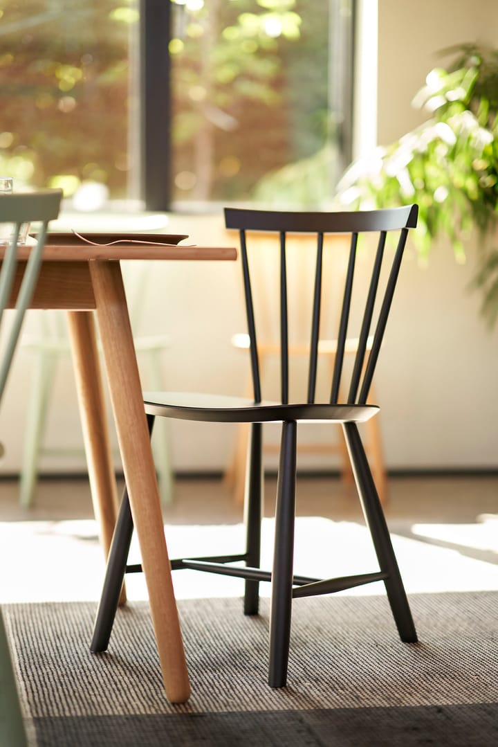 J46 chair, Beech grey painted FDB Møbler