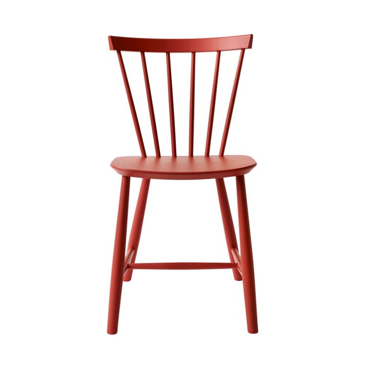 J46 chair - Beech red painted - FDB Møbler