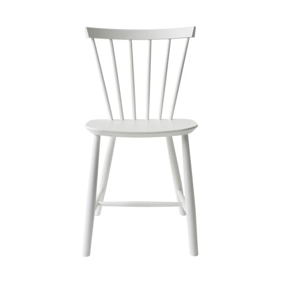 FDB Mobler J46 chair Beech white painted | Scandinavian Design | Chairs | White