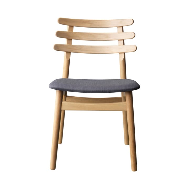 J48 chair - Oak nature lacquered-anthracite - FDB Møbler