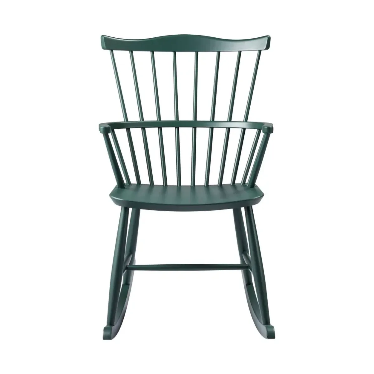 J52G rocking chair, Black green FDB Møbler
