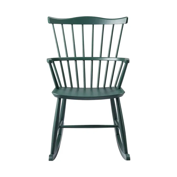 J52G rocking chair - Black green - FDB Møbler