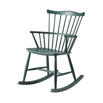 J52G rocking chair - Black green - FDB Møbler