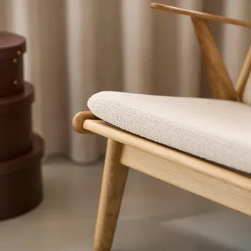 J53 armchair - Oiled oak-beige - FDB Møbler