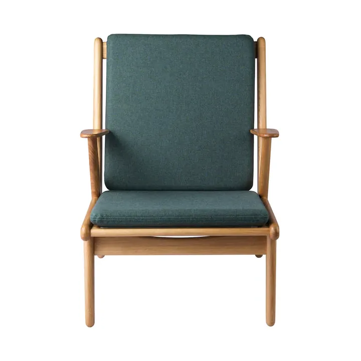 J53 armchair - Oiled oak-green - FDB Møbler