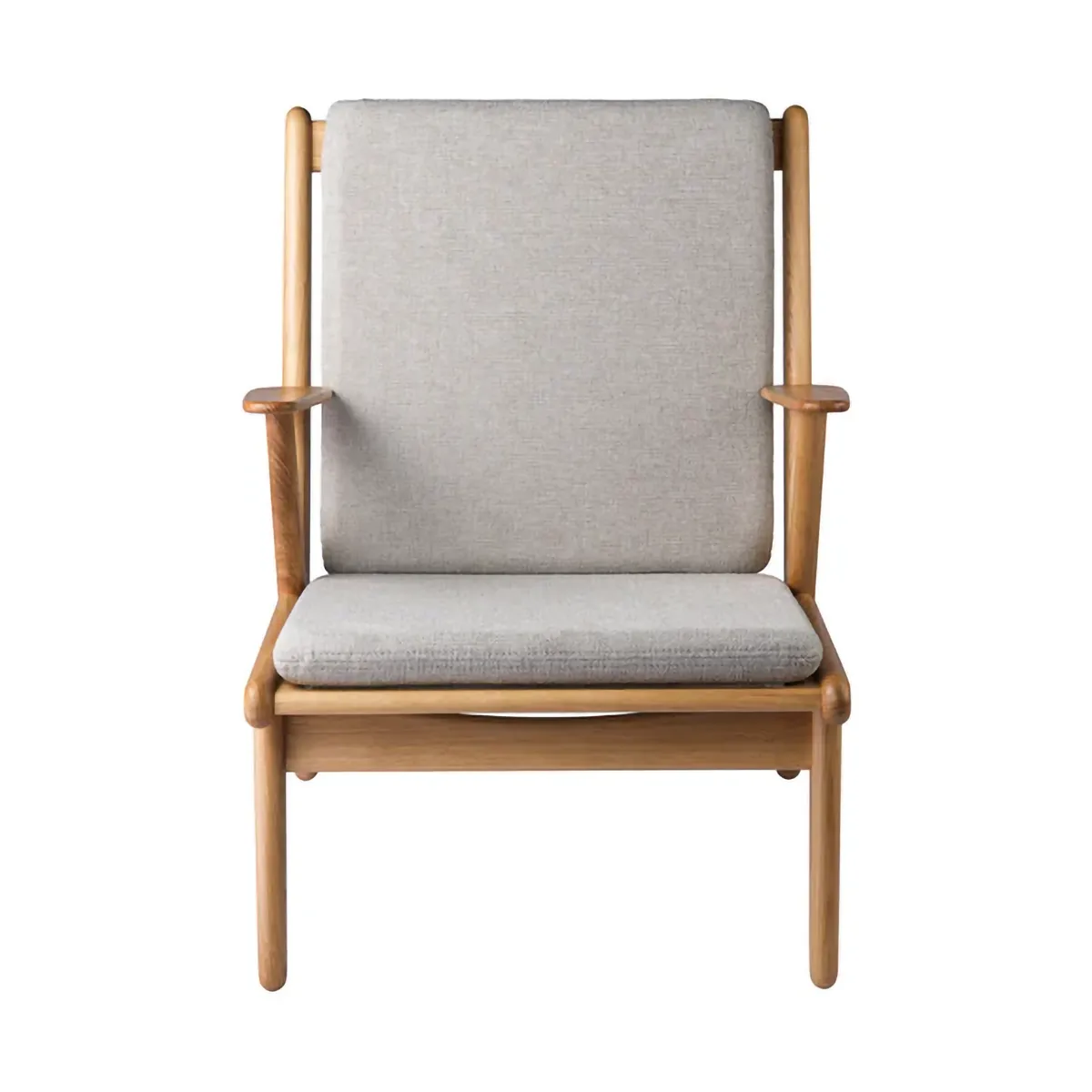 J53 armchair, Oiled oak-light grey FDB Møbler