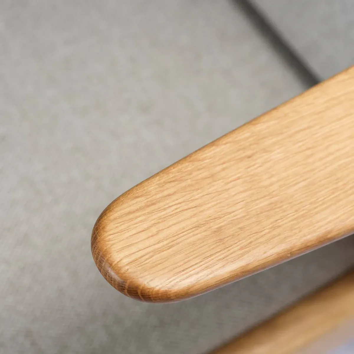 J53 armchair, Oiled oak-light grey FDB Møbler