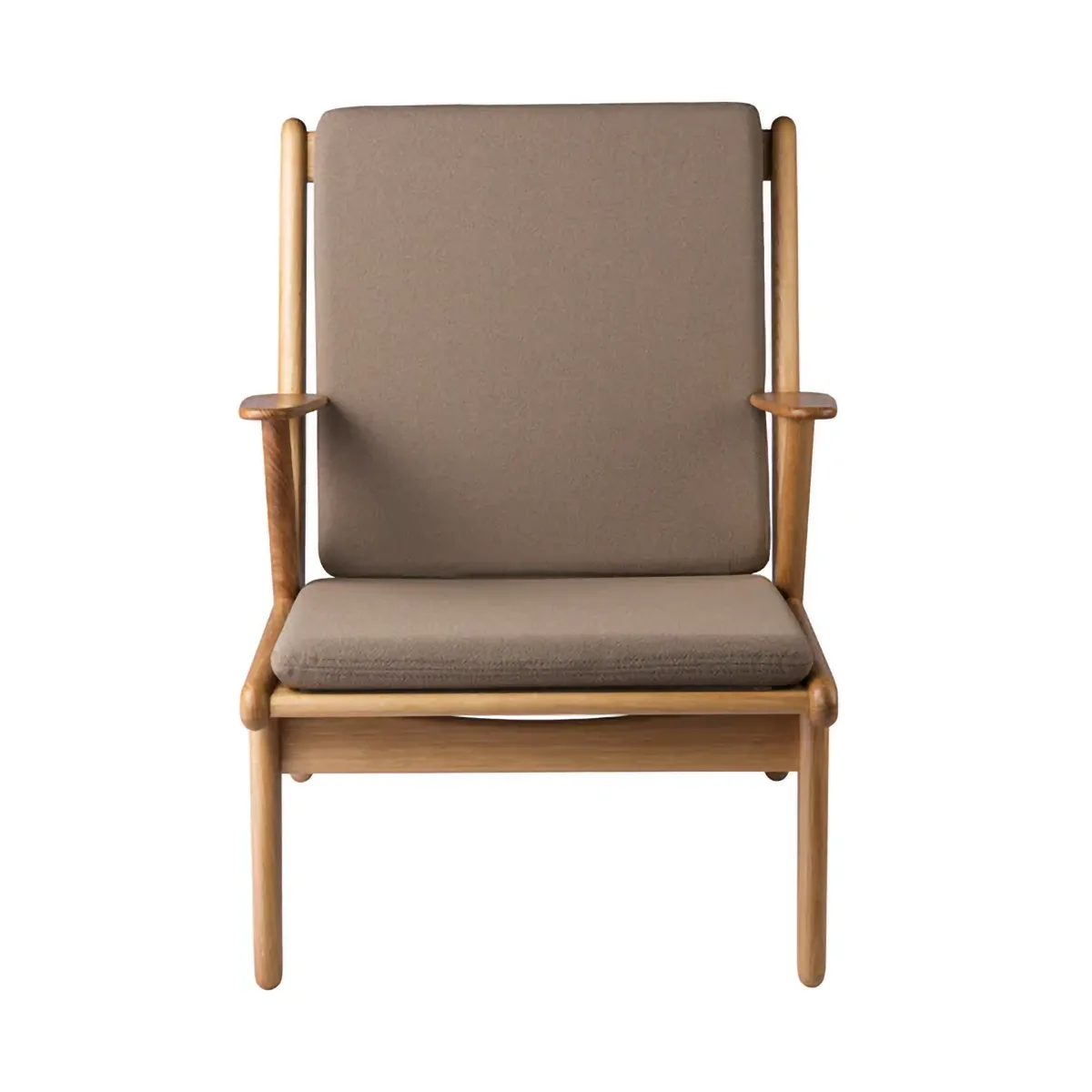 J53 armchair, Oiled oak-taupe FDB Møbler