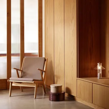 J53 armchair - Oiled oak-taupe - FDB Møbler