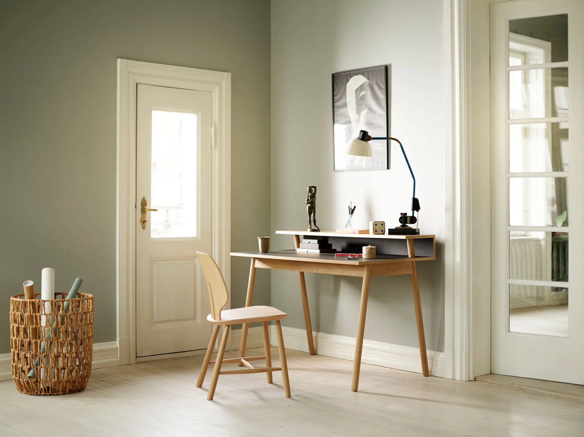 J67 Chair, Oak Nature Lacquered waterbased FDB Møbler