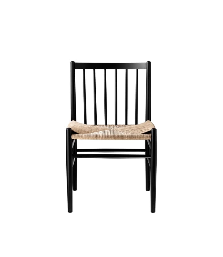 J80 chair - Beech black painted-nature - FDB Møbler