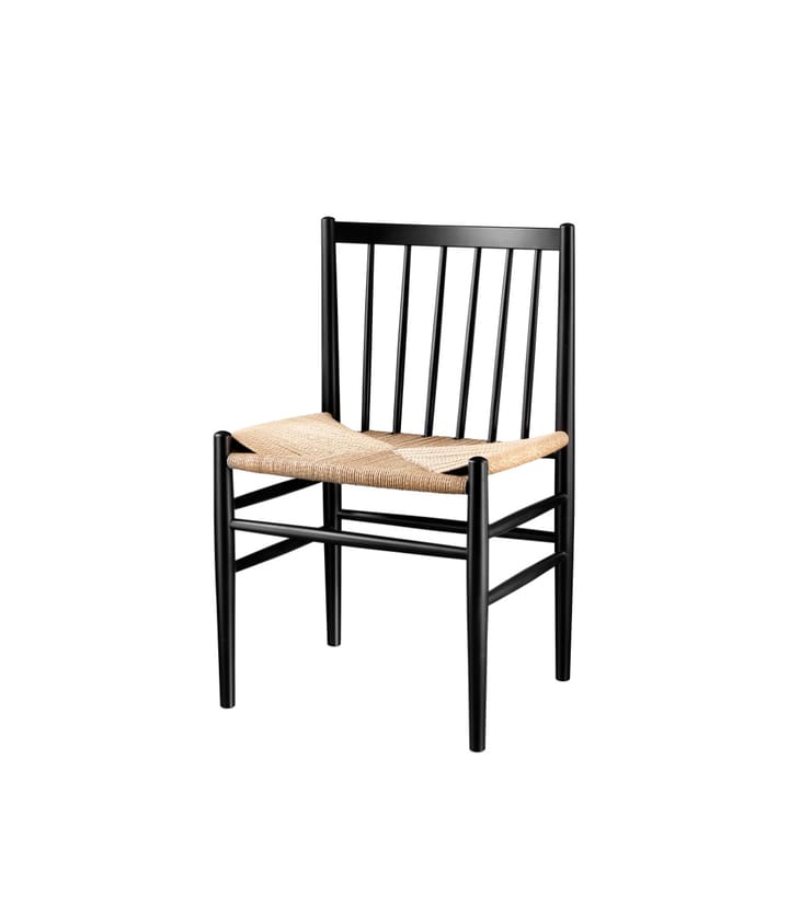 J80 chair, Beech black painted-nature FDB Møbler