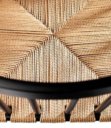 J80 chair - Beech black painted-nature - FDB Møbler