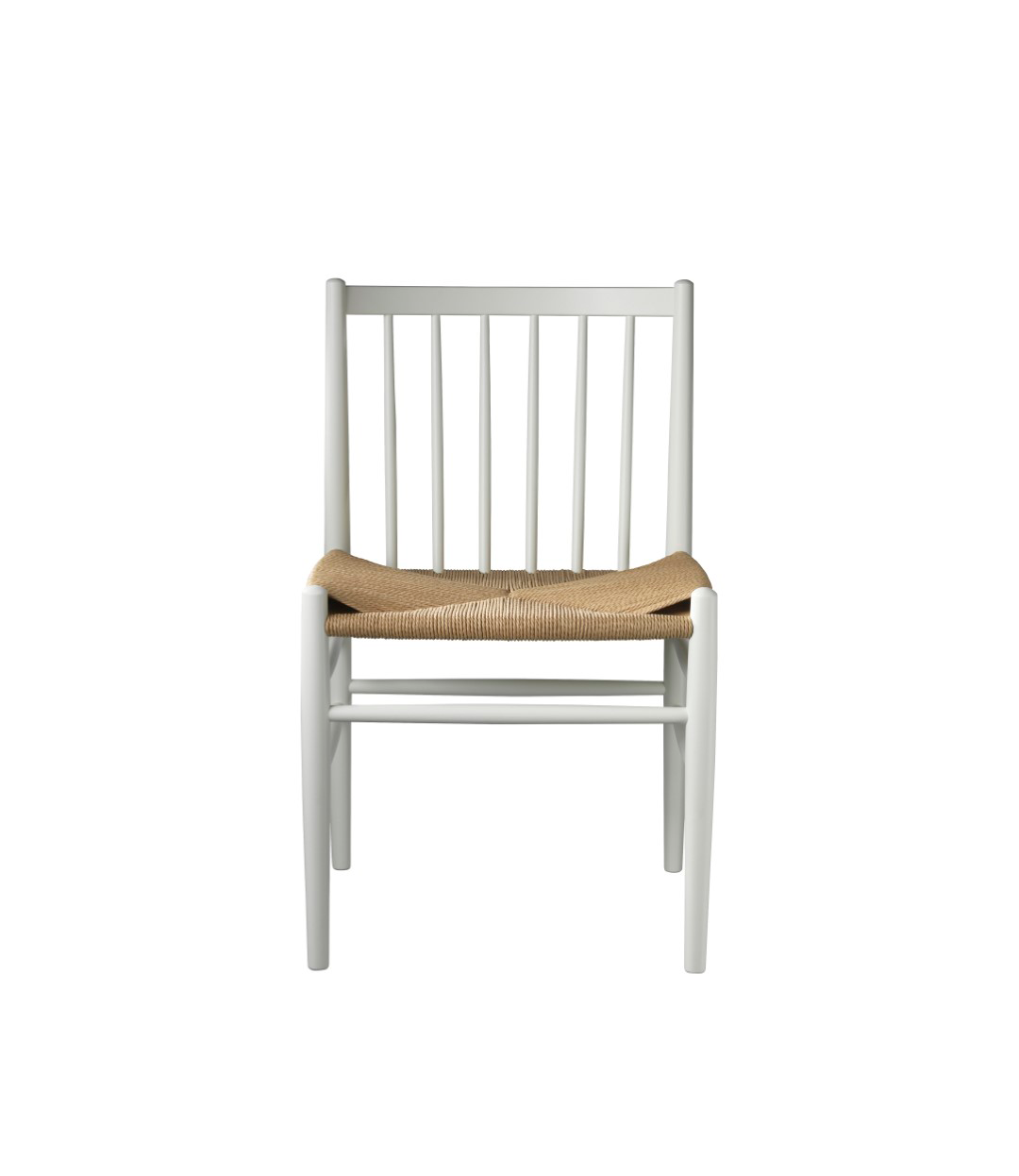 FDB Mobler J80 chair Beech white painted-nature | Scandinavian Design | Chairs | White