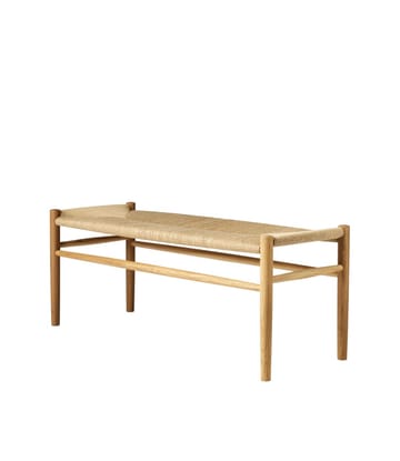 J83B 37x100 cm bench - Oak nature lacquered-nature - FDB Møbler